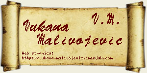 Vukana Malivojević vizit kartica